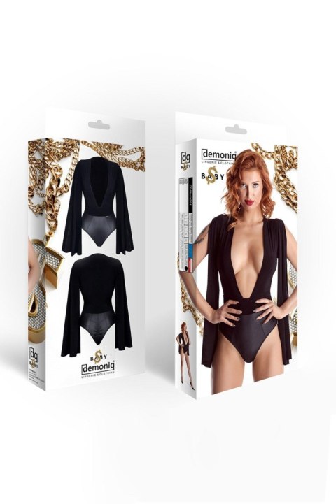 Eleganckie body ALEXIS001 w kolorze czarnym