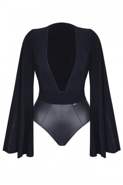 Czarne body ALEXIS001 - Elegancja i Zmysłowość