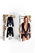 Czarne body ALEXIS001 - Elegancja i Zmysłowość