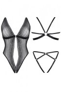 Zmysłowe Body Lady X Isbel z Otwartym Krokiem XXL