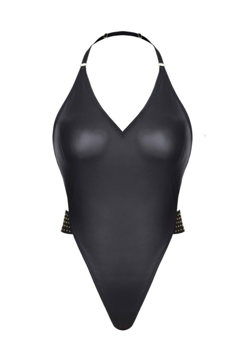 Zmysłowe body modelujące SUSAN001 czarne XXL