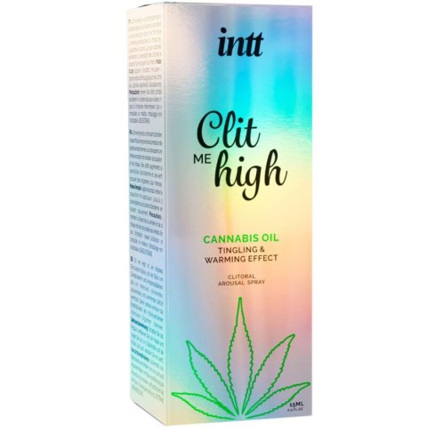 CLIT ME HIGH Olejek Konopny - Spray Intensywnie Pobudzający do Łechtaczki, 15 ml