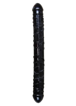 Czarne Elastyczne Podwójne Dildo