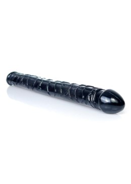Czarne Elastyczne Podwójne Dildo