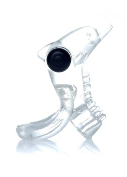 Transparentny Wibracyjny Pierścień Erekcyjny Dolphin