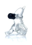 Transparentny Wibracyjny Pierścień Erekcyjny Dolphin