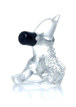 Transparentny Wibracyjny Pierścień Erekcyjny Dolphin