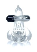 Transparentny Wibracyjny Pierścień Erekcyjny Dolphin