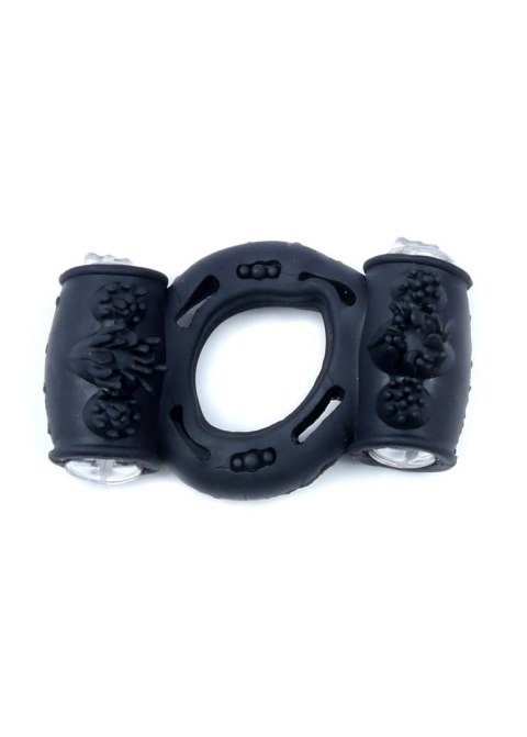 Wibrujący Pierścień Erekcyjny Double Black