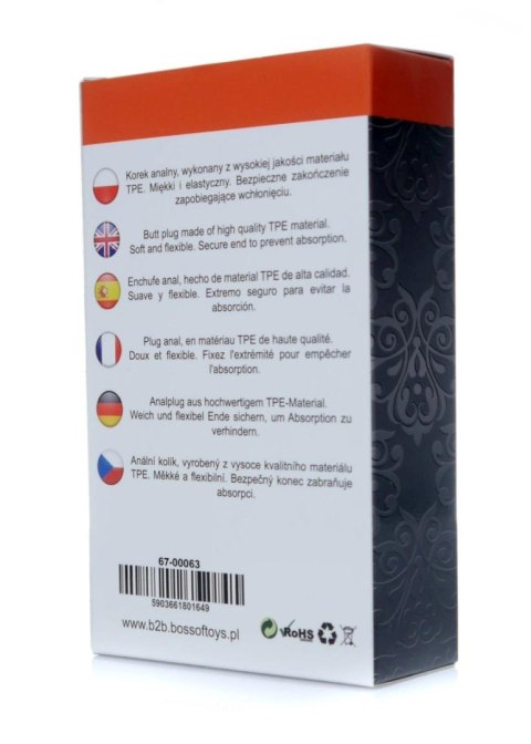 Delikatny Plug Annalny Wave T-Plug