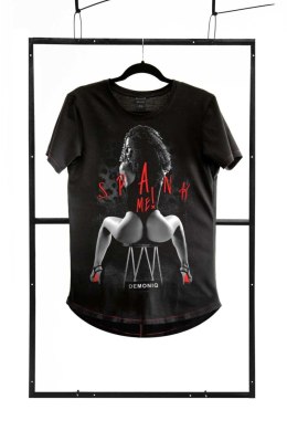 Męski T-shirt Fashion, czarny, rozmiar M
