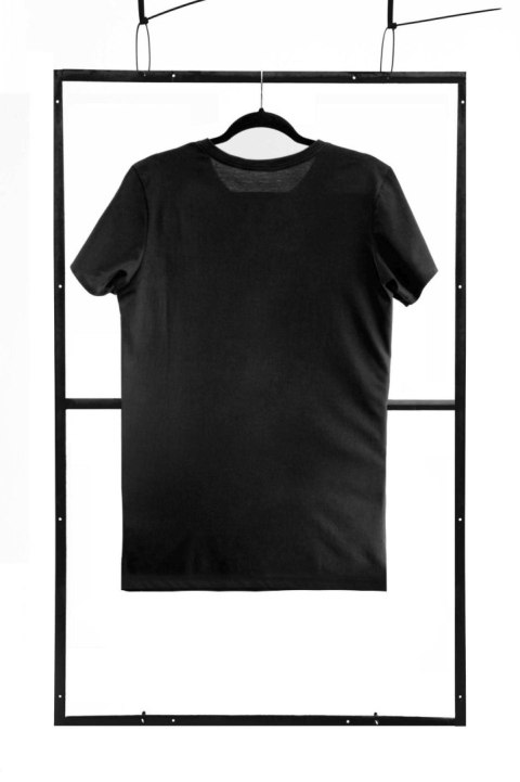 Czarny T-shirt męski Adults Only, krój regularny (M)