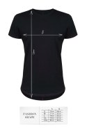 T-shirt męski 'Adults Only' - Czarny, Fason Fashion