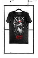 Męski T-shirt 'Adults Only' - Czarny, Krój Klasyczny (Rozmiar S)