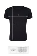 Męski T-shirt 'Adults Only' - Czarny, Krój Klasyczny (Rozmiar S)