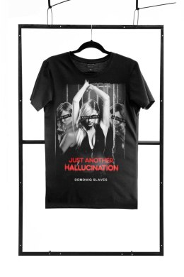 Męski T-shirt Adults Only – Czarny, Krój Regular, Rozmiar S