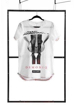 Męski T-shirt z Kolekcji Adults Only - Fason Fashion, Biały