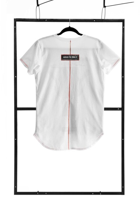 Męski T-shirt 'Adults Only' Fashion – Biały S