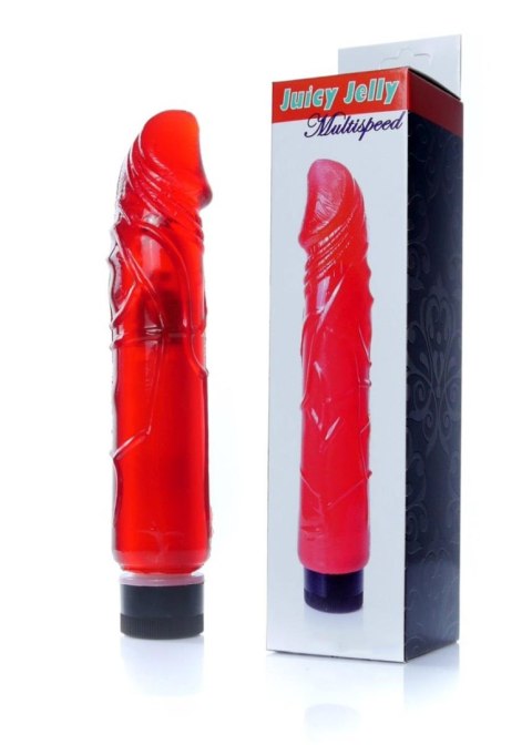 Wibrator Juicy Jelly Multispeed – Soczysta Czerwień