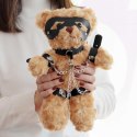 Pluszowy Miś Crushious Crushito Bondage, Czarny, 31 cm