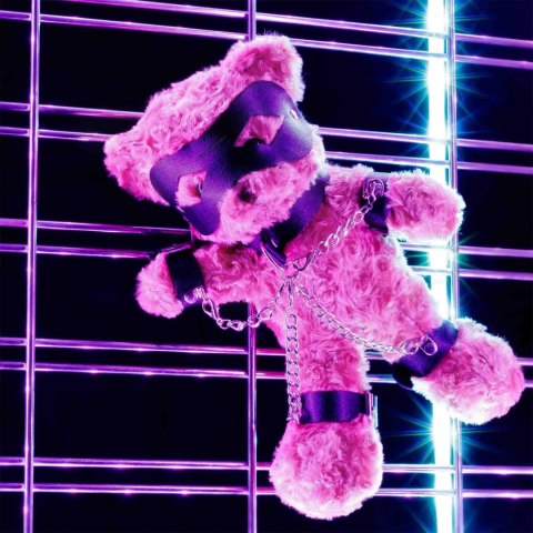 Pluszowy Miś Crushious Crushito Bondage, Czarny, 31 cm
