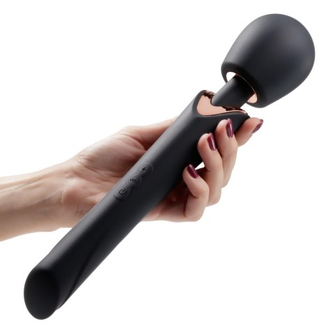 Crushious Holly – Luksusowy Wibrator Masujący Typu Wand, Czarny