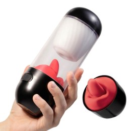 Crushious Slurpy – Dwufunkcyjny Masturbator z Rotacją i Stymulatorem Języka