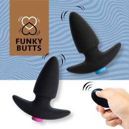 FeelzToys - FunkyButts Zestaw Wibrujących Plugów Analnych Sterowanych Pilotem dla Par