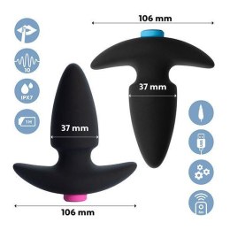 FeelzToys - FunkyButts Zestaw Wibrujących Plugów Analnych Sterowanych Pilotem dla Par