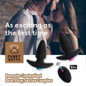 FeelzToys - FunkyButts Zestaw Wibrujących Plugów Analnych Sterowanych Pilotem dla Par