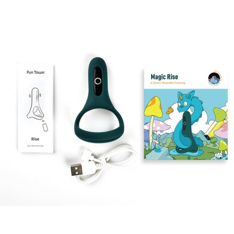 Magic Motion Rise - Inteligentny Pierścień Erekcyjny Sterowany Aplikacją, Zielony