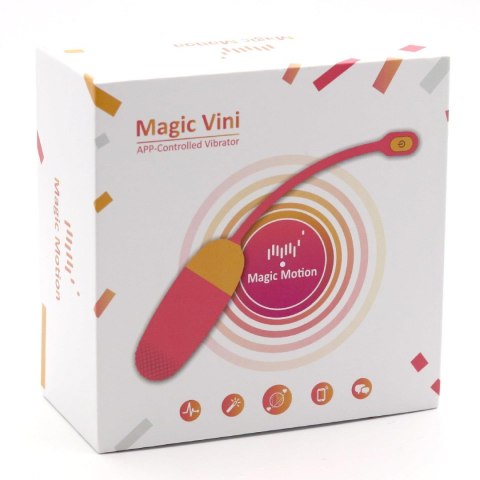 Magic Motion Vini – Pomarańczowe Jajeczko Wibrujące z Aplikacją