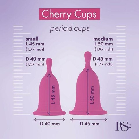 RS Femcare - Kubeczki Menstruacyjne Cherry Cup