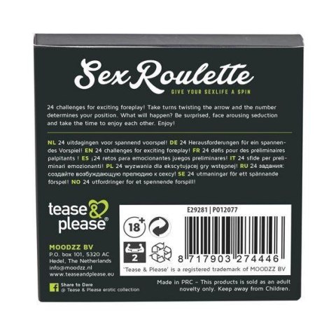 Ruletka Seksualna – Gra Wstępna