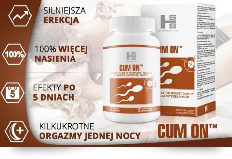 Cum On – Suplement Diety dla Mężczyzn, 30 tabletek