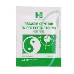 Chusteczki Orgasm Control dla Niego - 6 sztuk