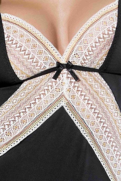 Koszula nocna CONNIE CHEMISE Casmir - Czarna L/XL