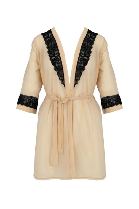 Elegancki peniuar Daisy beżowy S/M