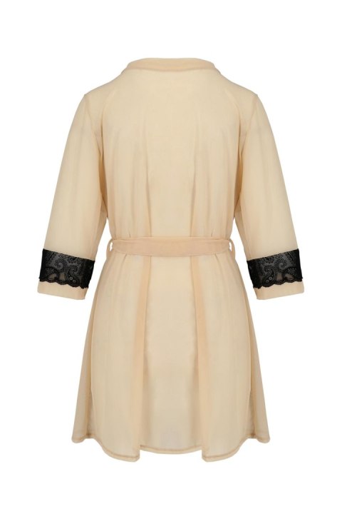 Elegancki peniuar Daisy beżowy S/M