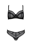 Zmysłowy komplet bikini Denerys, czarny, L/XL