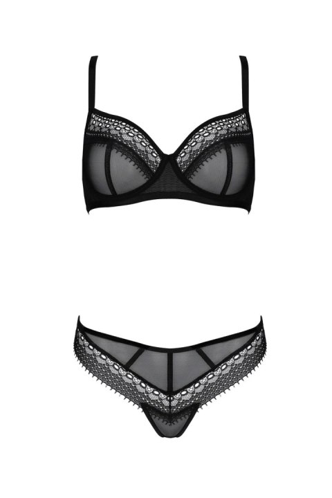 Zmysłowy komplet bikini Denerys, czarny, L/XL