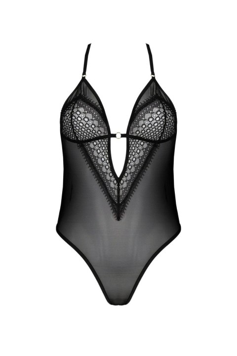 Body DENERYS – Elegancka Czarna Koronka, Rozmiar XXL/XXXL