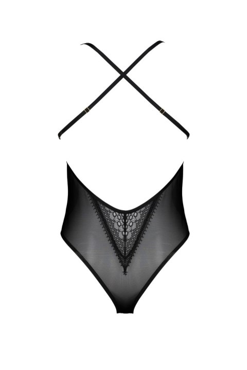 Body DENERYS – Elegancka Czarna Koronka, Rozmiar XXL/XXXL