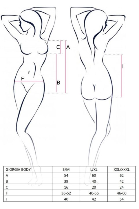 Casmir Giorgia – Czarne Body, rozmiar L/XL