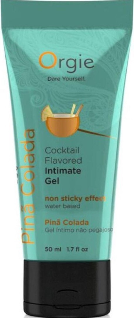 Zmysłowy żel intymny Lube Tube Cocktail o smaku Pina Colada - 50 ml