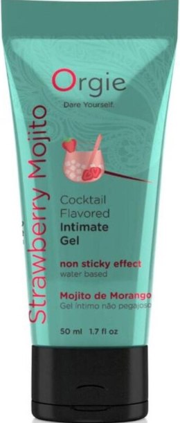 Lubrykant smakowy Lube Tube Cocktail Strawberry Mojito - 50ml