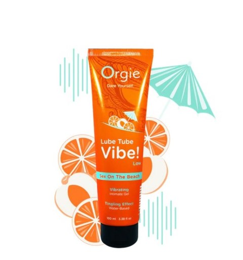 Stymulujący żel intymny Lube Tube Vibe! o smaku Sex On The Beach z delikatnym mrowieniem – 100 ml
