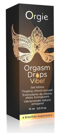 Orgie Vibe Brzoskwiniowe Krople Potęgujące Orgazm 15 ml