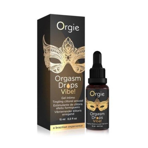 Orgie Vibe Brzoskwiniowe Krople Potęgujące Orgazm 15 ml