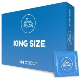 Prezerwatywy Love Match King Size XXL - Opakowanie 144 szt.